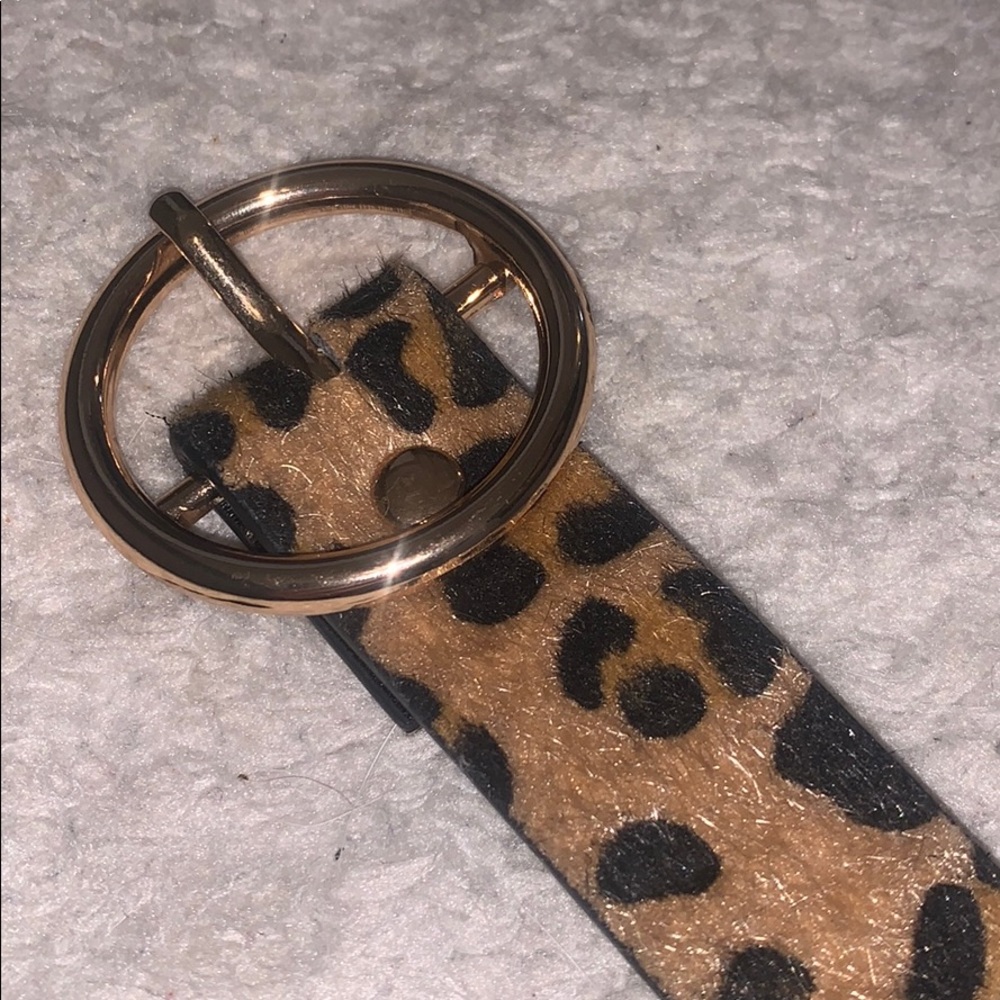 Cheetah Print Belt